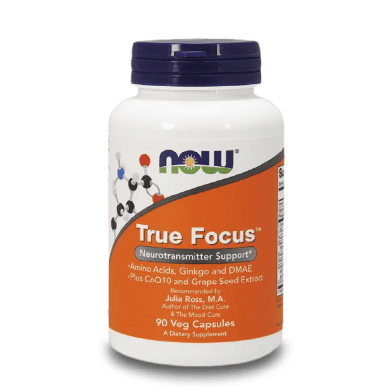 NOW True Focus 90 растителни капсули