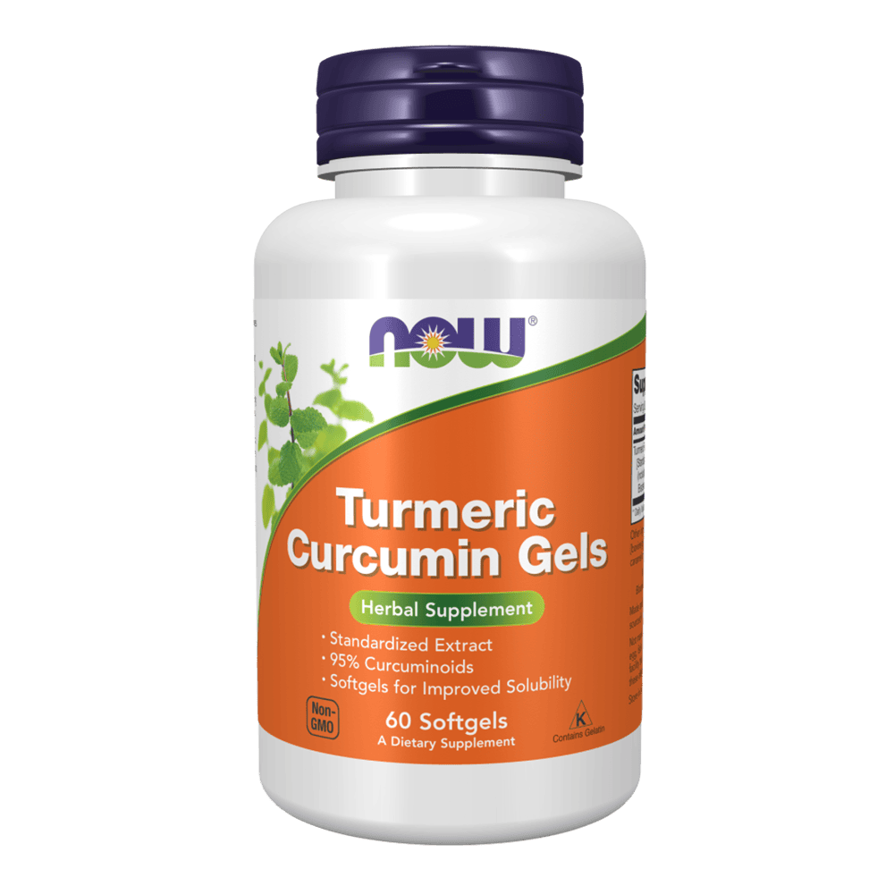 NOW Turmeric Curcumin Gels 60 дражета