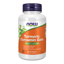 NOW Turmeric Curcumin Gels 60 дражета