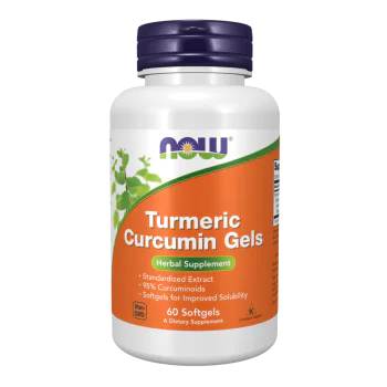 NOW Turmeric Curcumin Gels 60 дражета