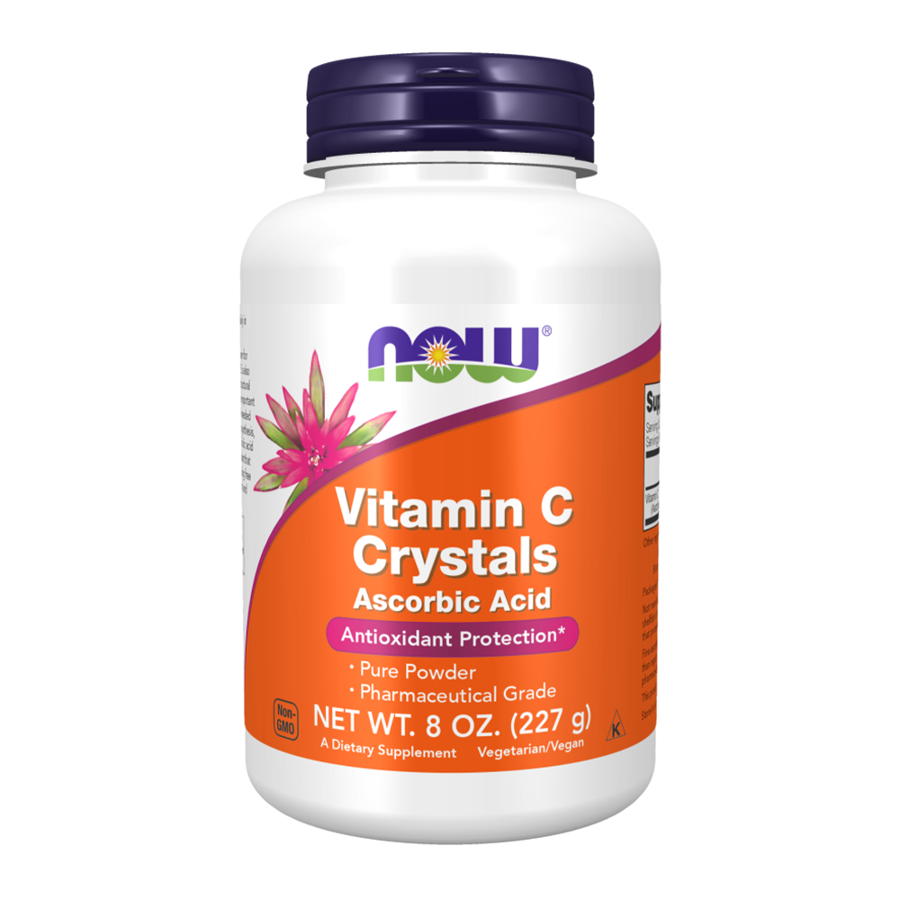 NOW Vitamin C Crystals Powder 227 г