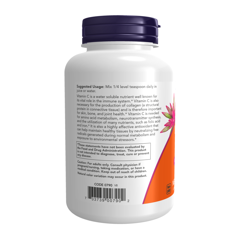 NOW Vitamin C Crystals Powder 227 г