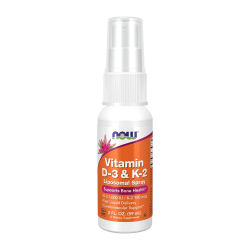 NOW Vitamin D-3 & K-2 Liposomal Spray 59 мл