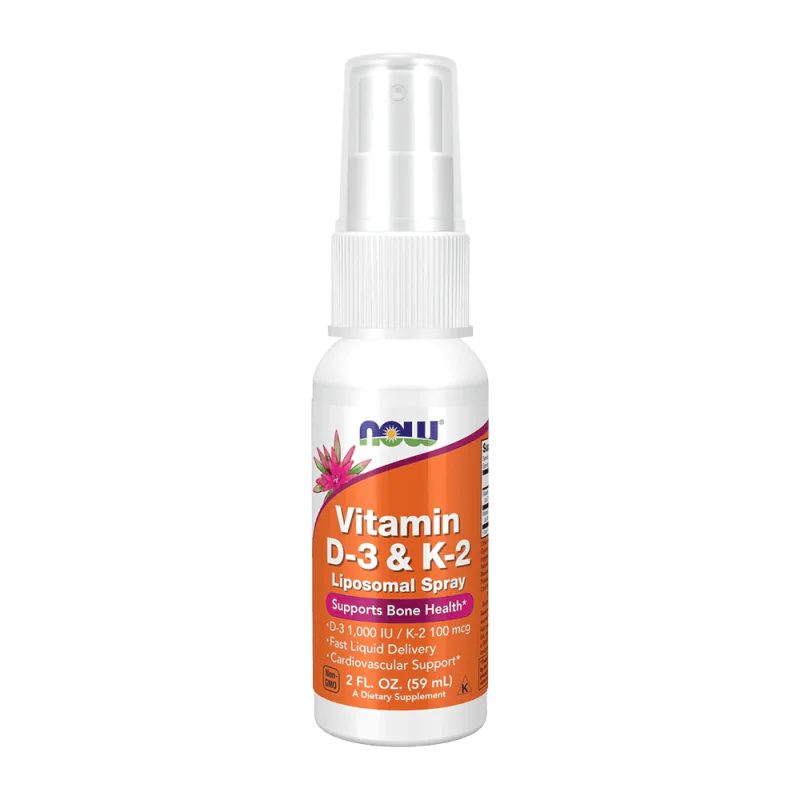 NOW Vitamin D-3 & K-2 Liposomal Spray 59 мл