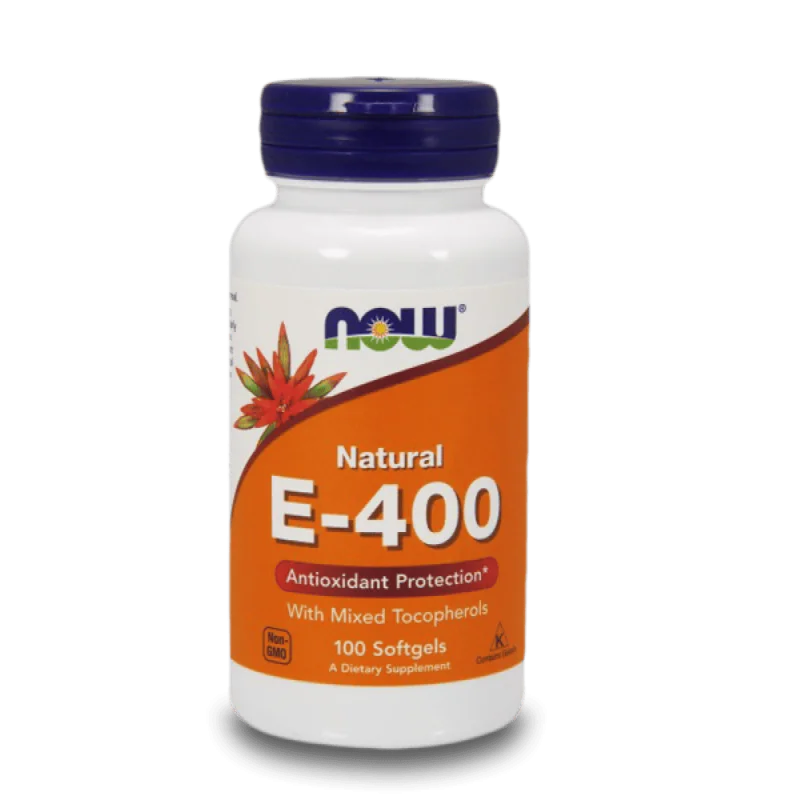 NOW Vitamin E-400 100 меки капсули
