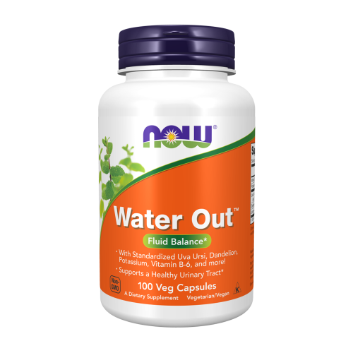 NOW Water Out 100 растителни капсули