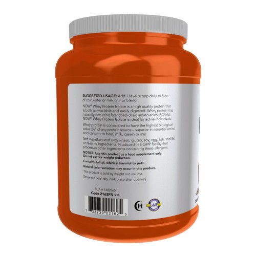 NOW Whey Protein Isolate 2268 г