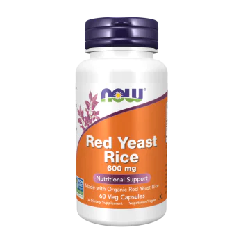 NOW Red Yeast Rice 600 мг 60 растителни капсули