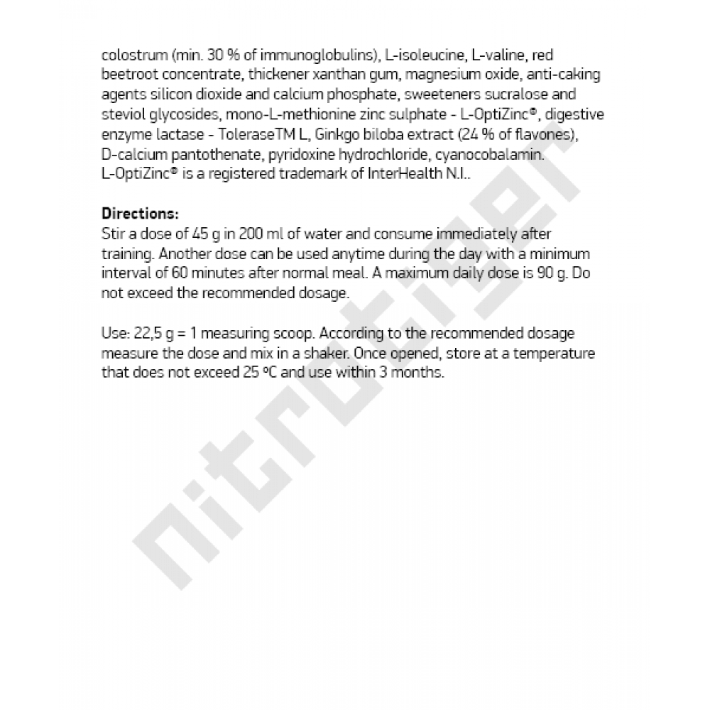 NUTREND After Training Protein 2520 г