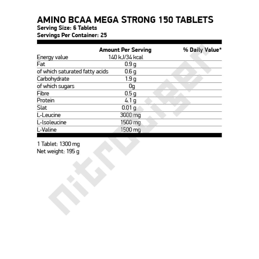 NUTREND BCAA 2:1:1 Tabs 150 таблетки