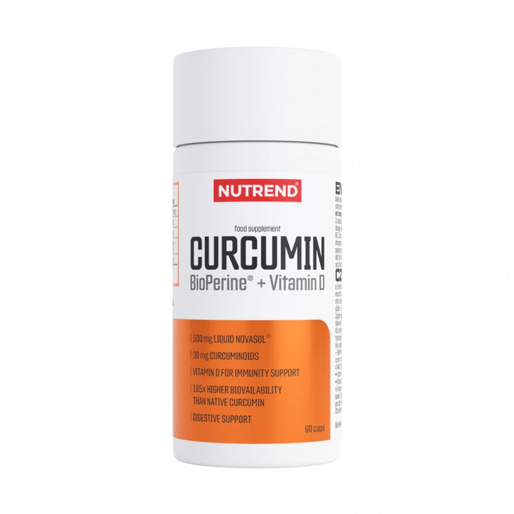 NUTREND Curcumin + Bioperine + D3 60 капсули
