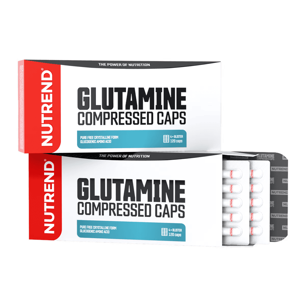 NUTREND Glutamine Compressed Caps 120 капсули