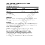 NUTREND Glutamine Compressed Caps 120 капсули