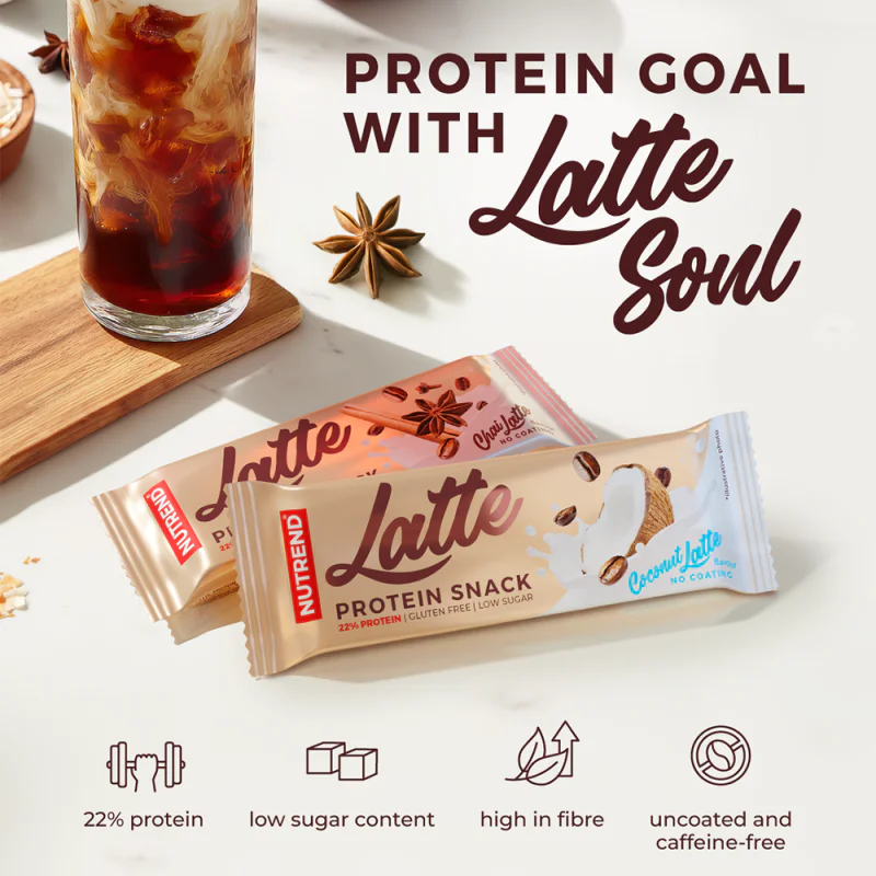 NUTREND Latte Protein Snack 30 x 40 г