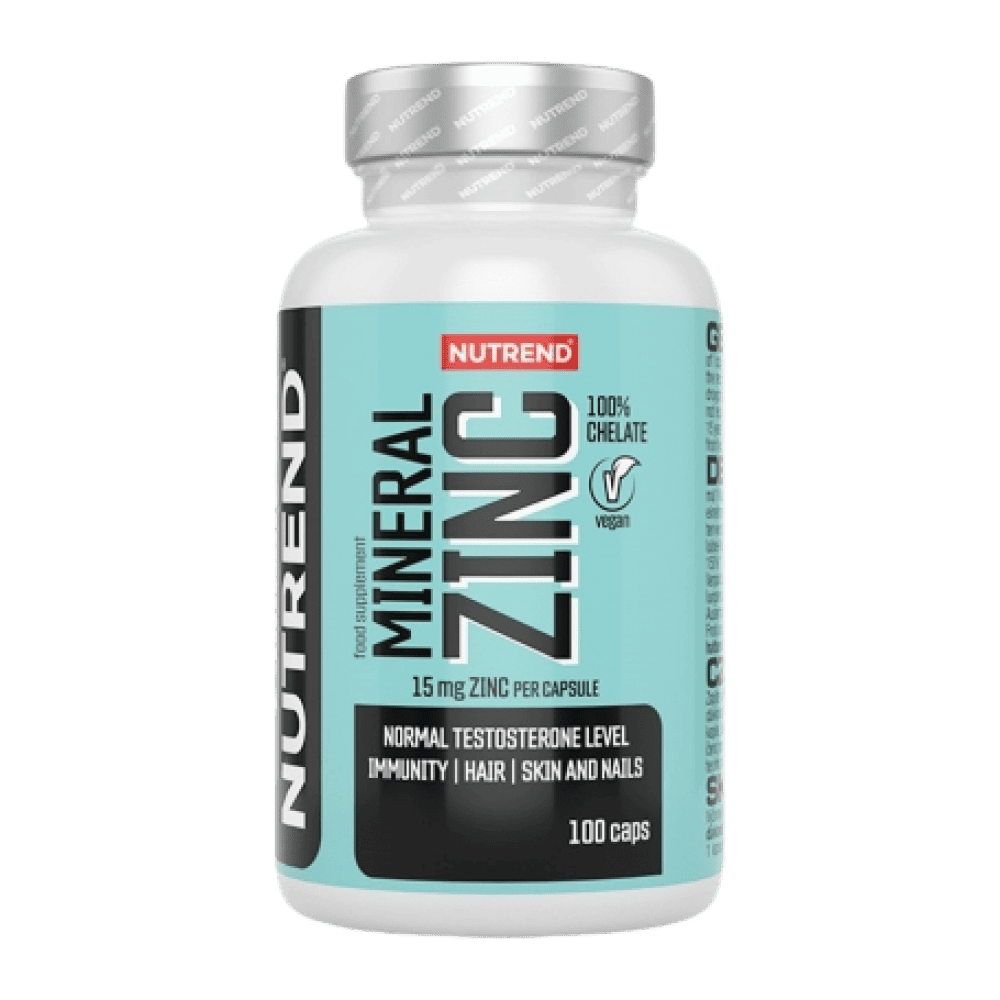 NUTREND MINERAL ZINC 100% CHELATE 100 капсули