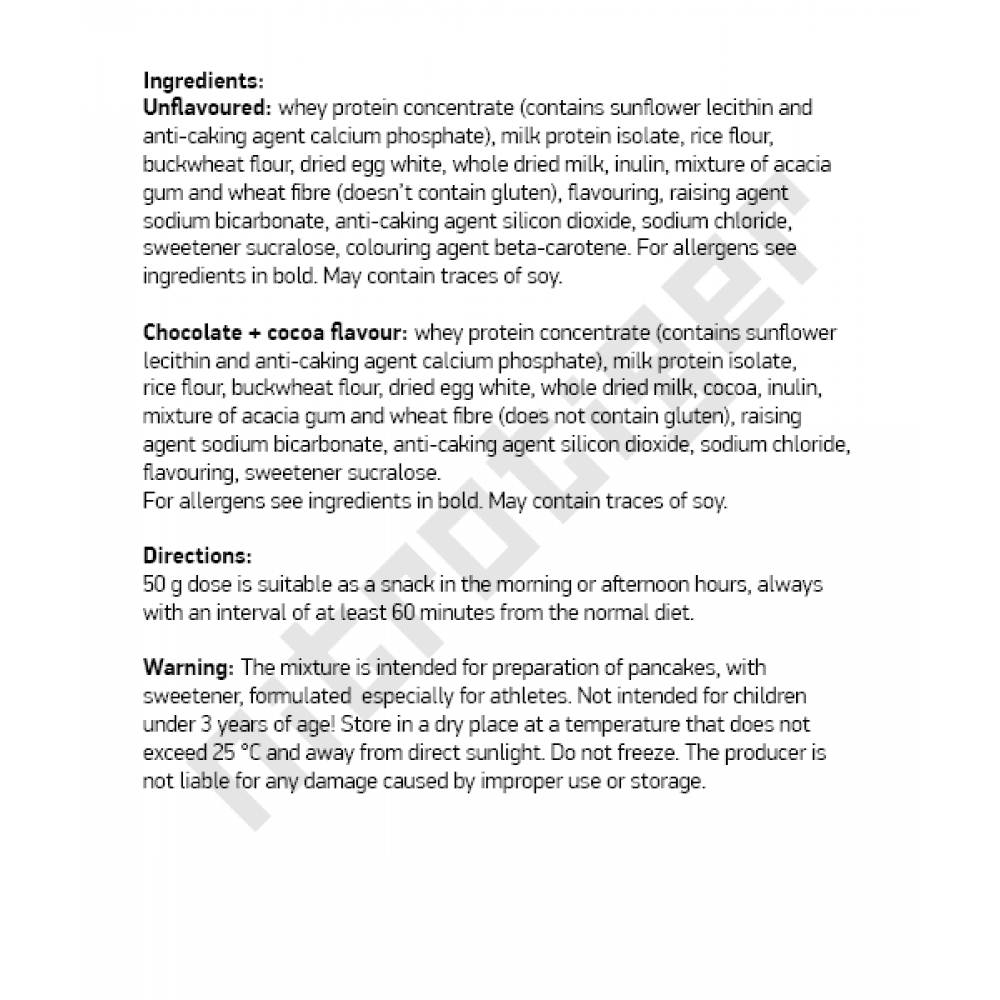 NUTREND Protein Pancake 10 x 50 г