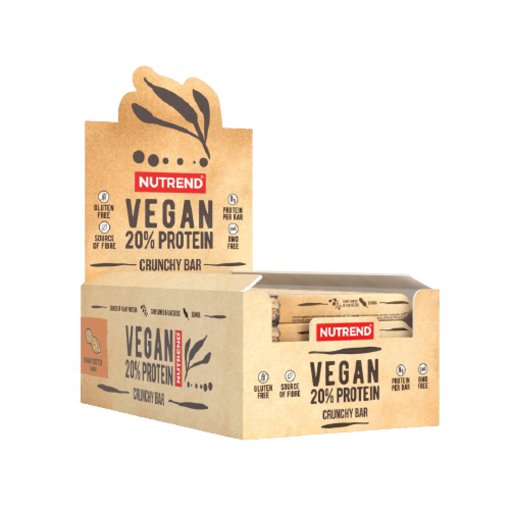 NUTREND Vegan Protein Crunchy Bar 25 x 40 г