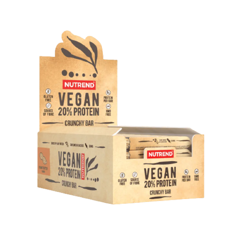 NUTREND Vegan Protein Crunchy Bar 25 x 40 г