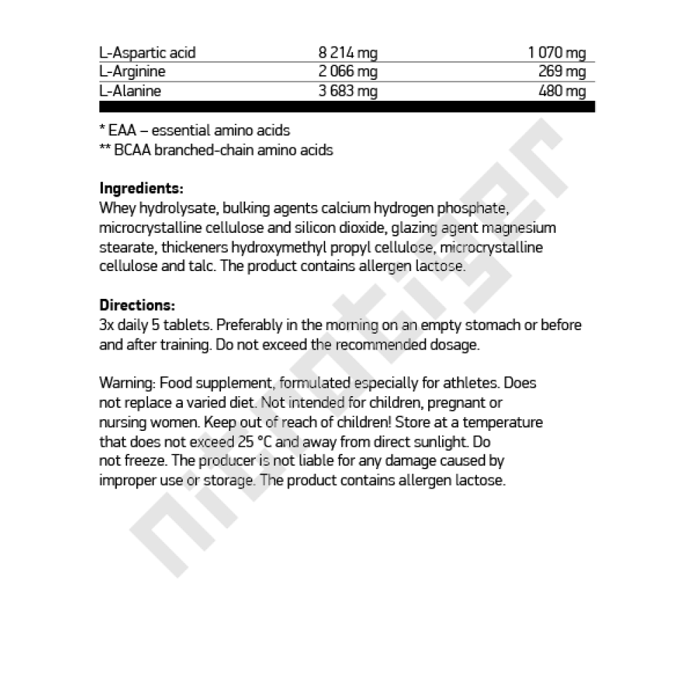 NUTREND Whey Amino 10 000 100 таблетки