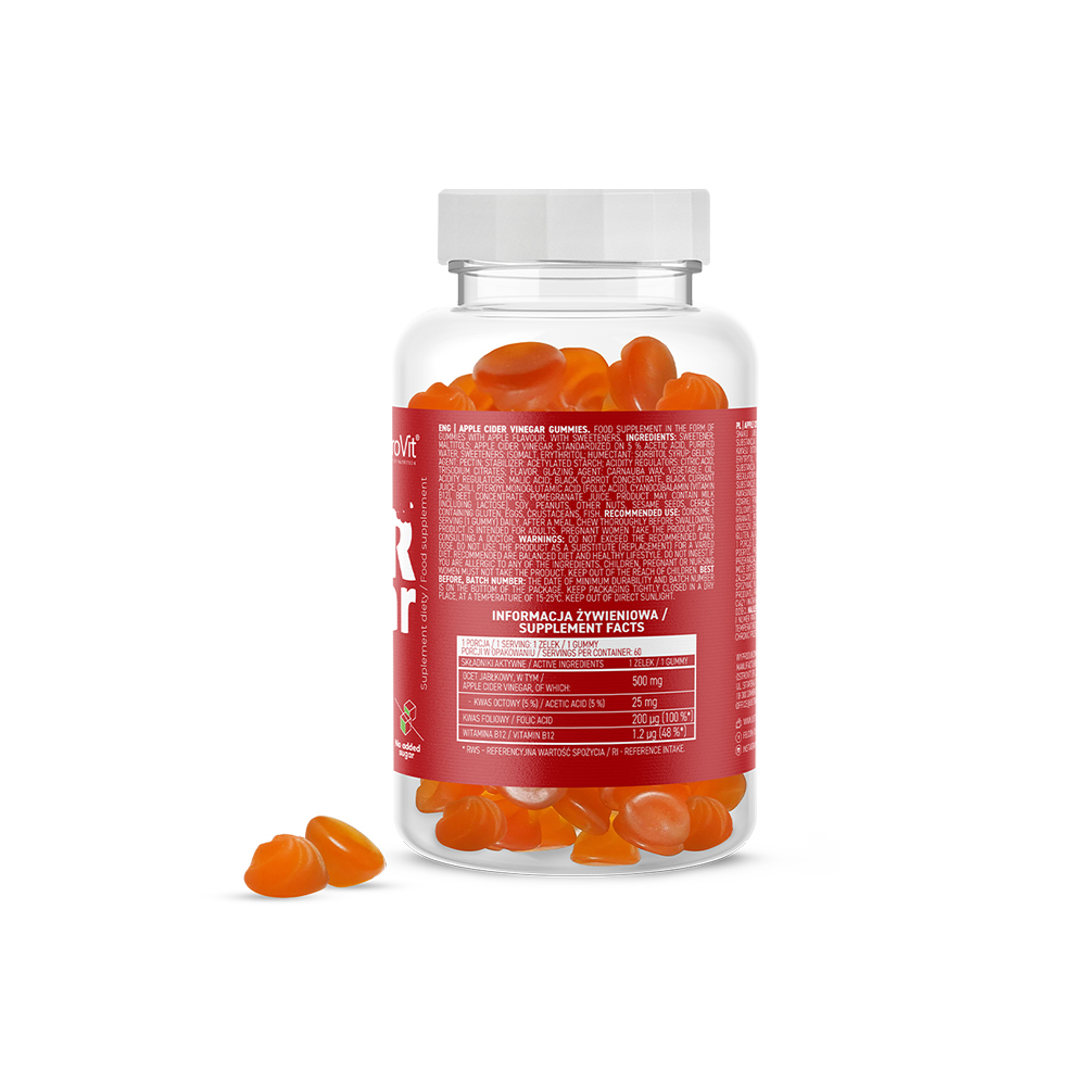 OSTROVIT Apple Cider Vinegar Gummies 60 желирани дражета 