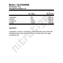 OSTROVIT BCAA + Glutamine 200 гр