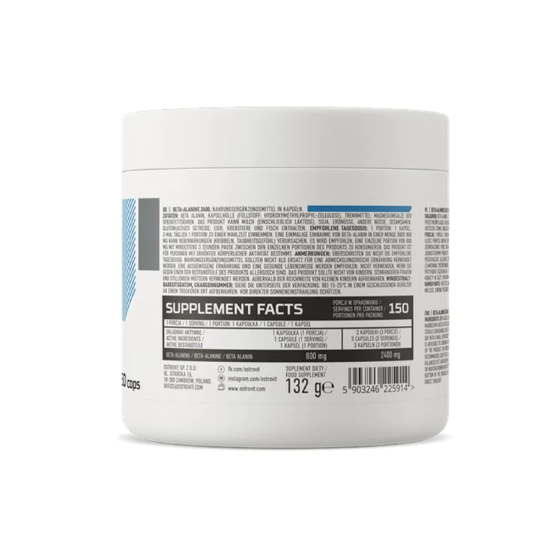 OSTROVIT Beta-Alanine 2400 150 капсули