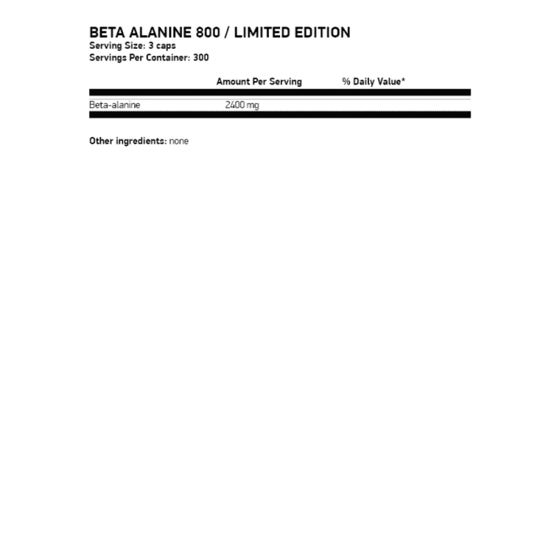 OSTROVIT Beta Alanine 800 Limited Edition 300 капсули