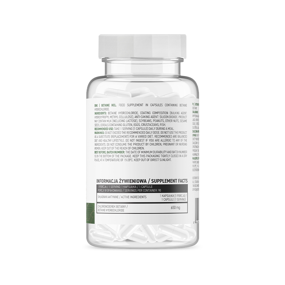 OSTROVIT Betaine HCl 90 растителни капсули