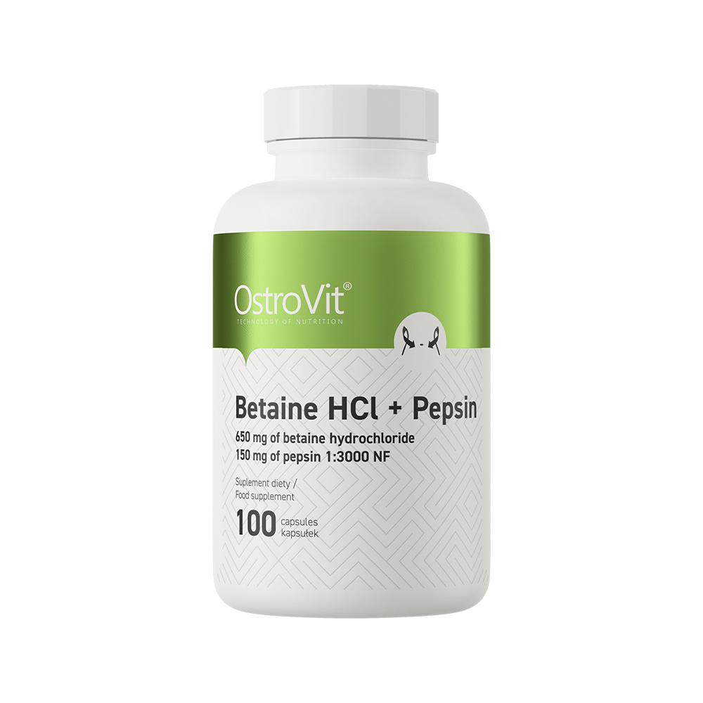 OSTROVIT Betaine HCl + Pepsin 100 капсули