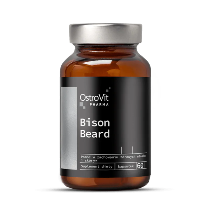 OSTROVIT Bison Beard / Men's Beard Care 60 капсули