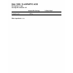 OSTROVIT DAA 1000 D-Aspartic Acid 120 капсули