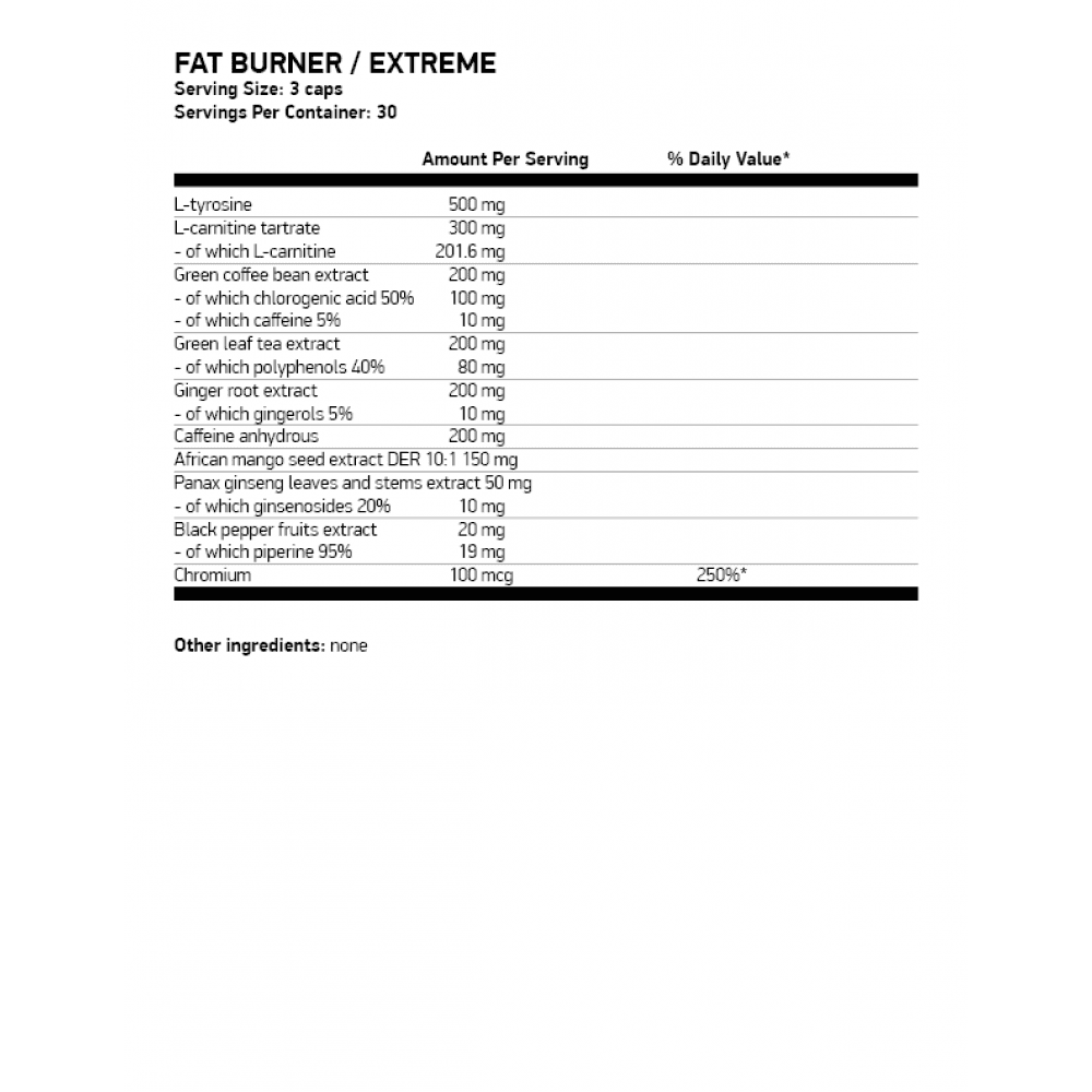 OSTROVIT Fat Burner Extreme 90 капсули