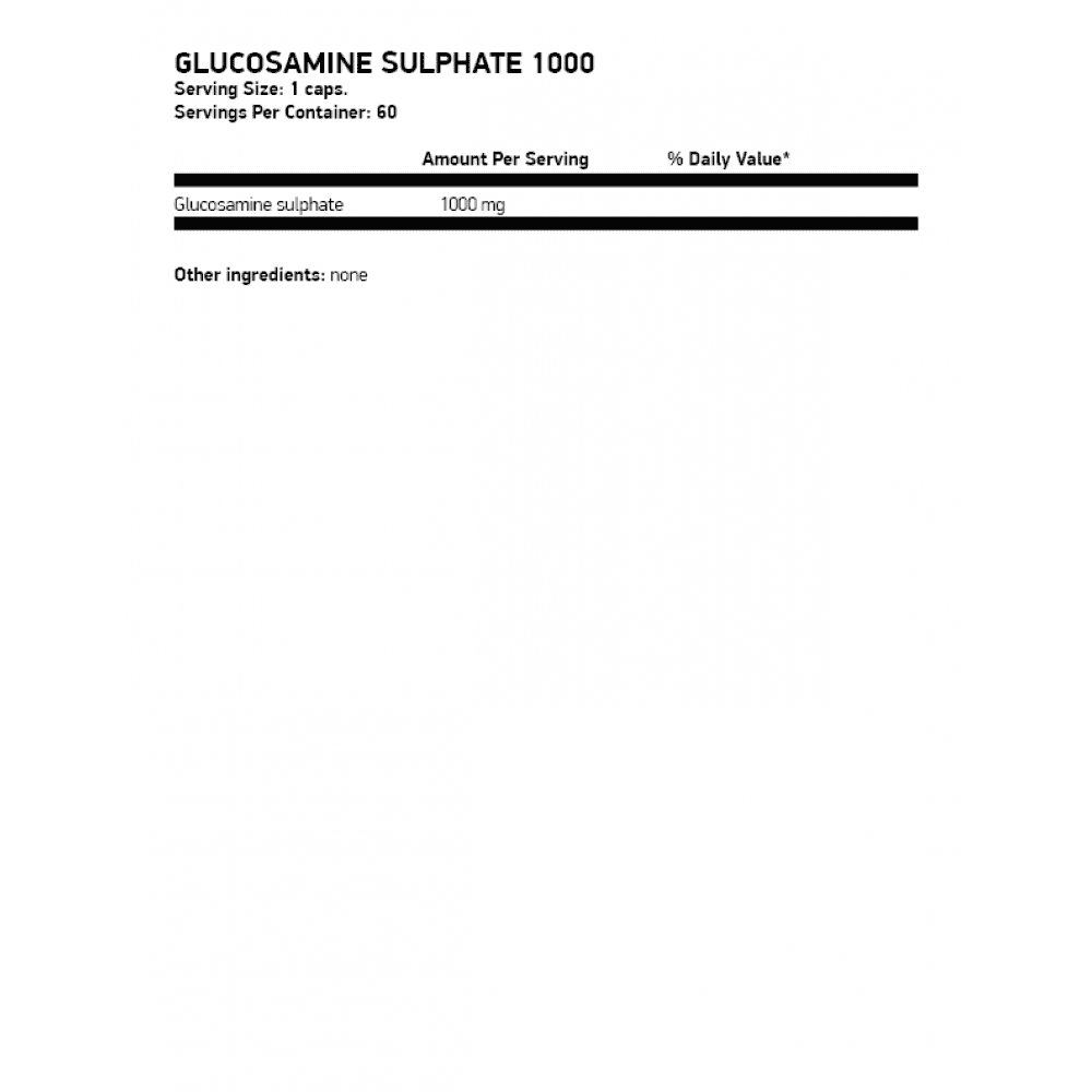 OSTROVIT Glucosamine Sulfate 1000 60 капсули