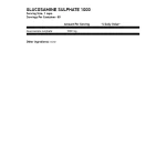 OSTROVIT Glucosamine Sulfate 1000 60 капсули