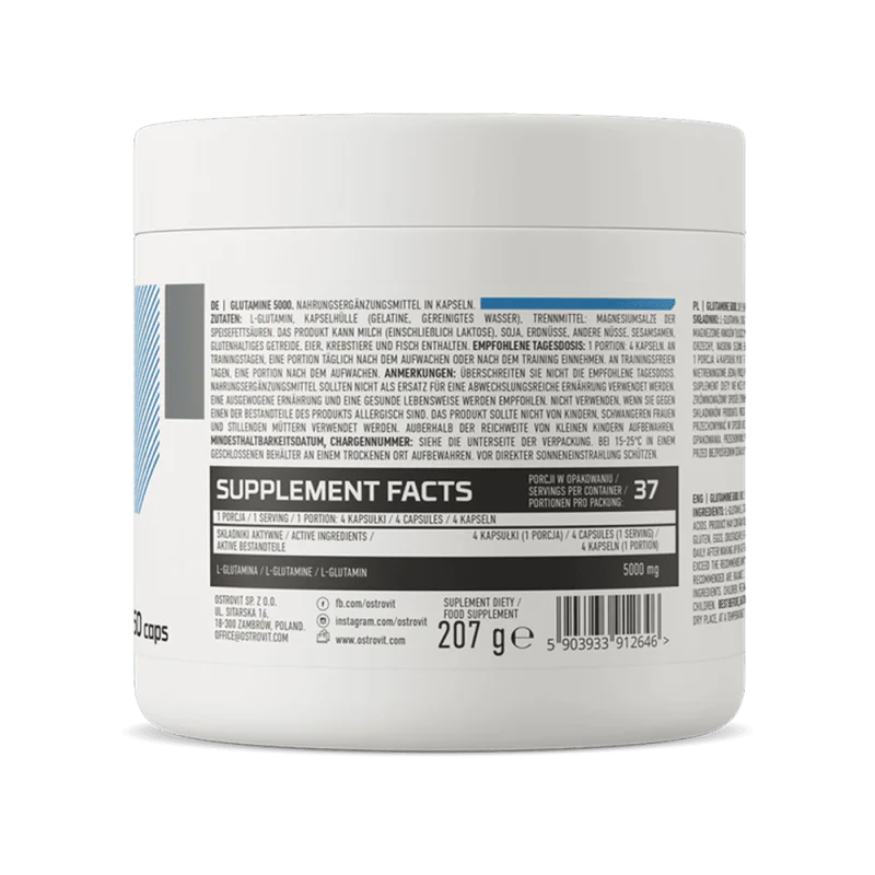 OSTROVIT Glutamine 5000 150 капсули