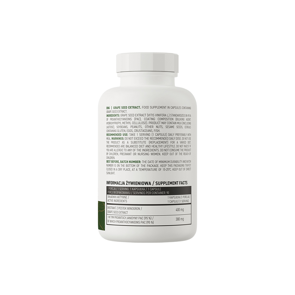 OSTROVIT Grape Seed Extract 90 растителни капсули