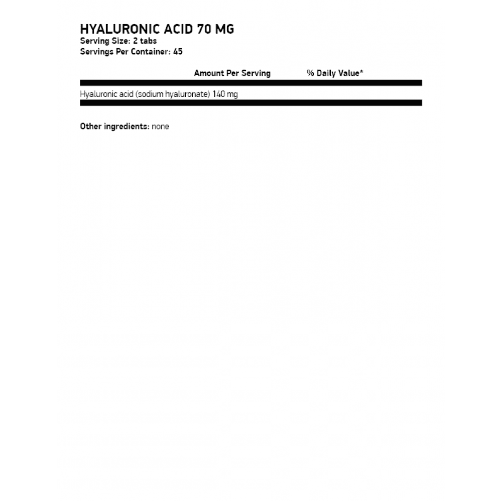 OSTROVIT Hyaluronic Acid 90 таблетки