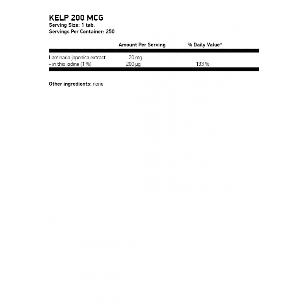 OSTROVIT Kelp 250 таблетки