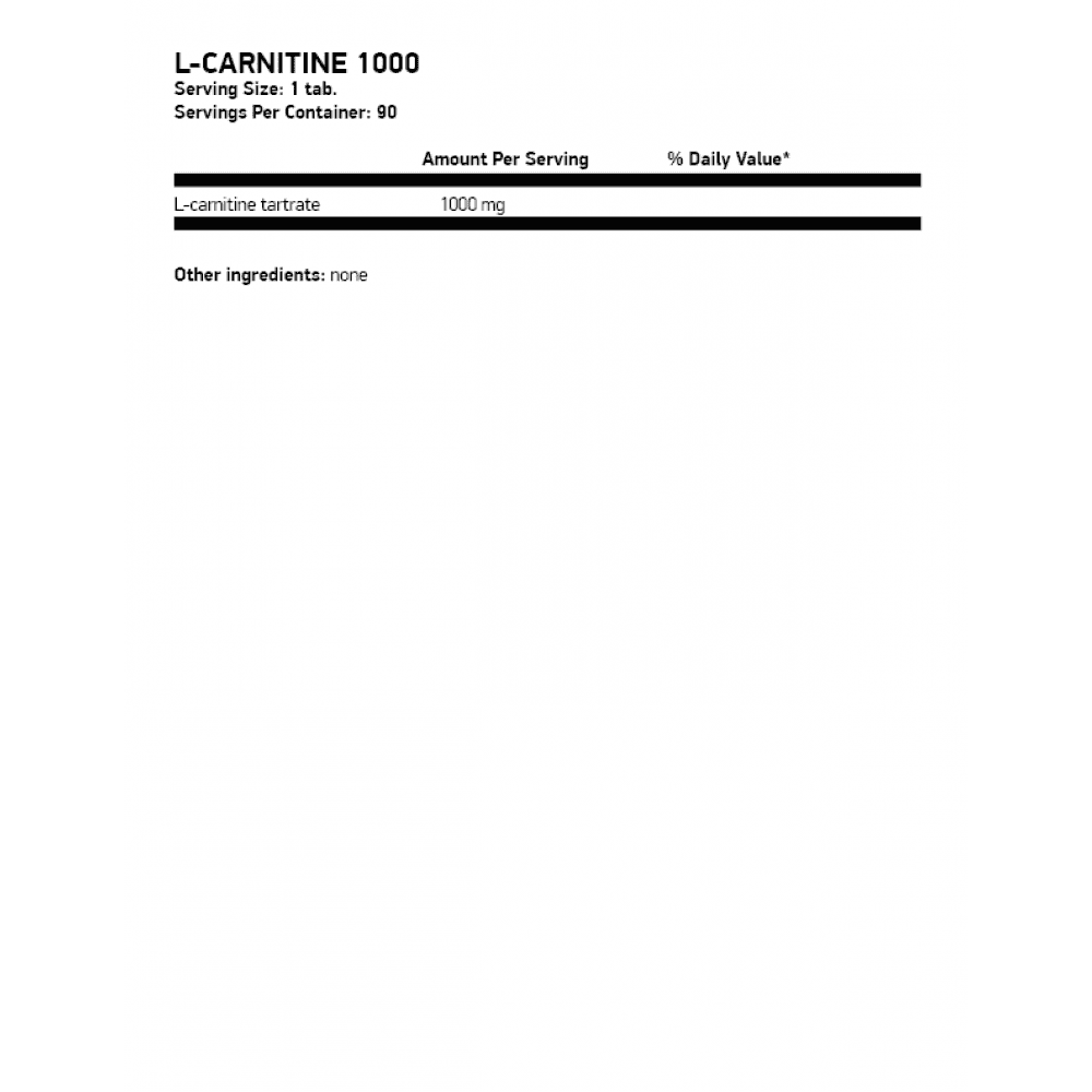 OSTROVIT L-Carnitine 1000 90 таблетки