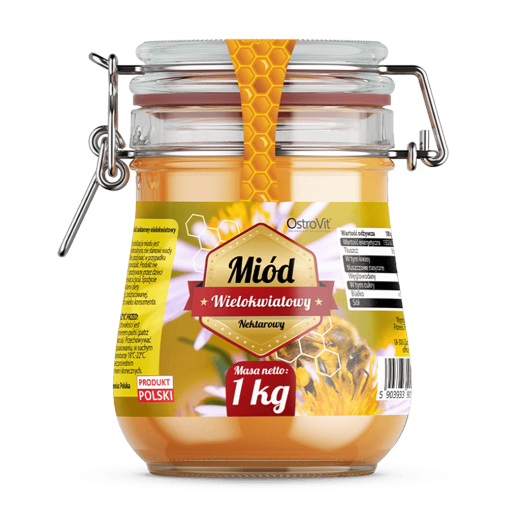 OSTROVIT Natural Multiflower Honey 1000гр