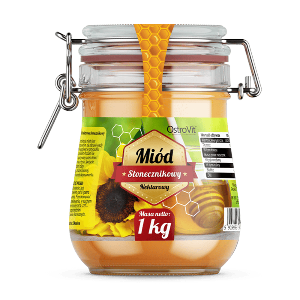 OSTROVIT Natural Sunflower Honey 1000гр