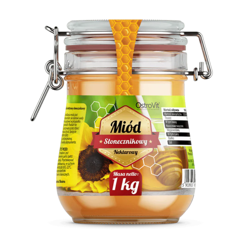 OSTROVIT Natural Sunflower Honey 1000гр
