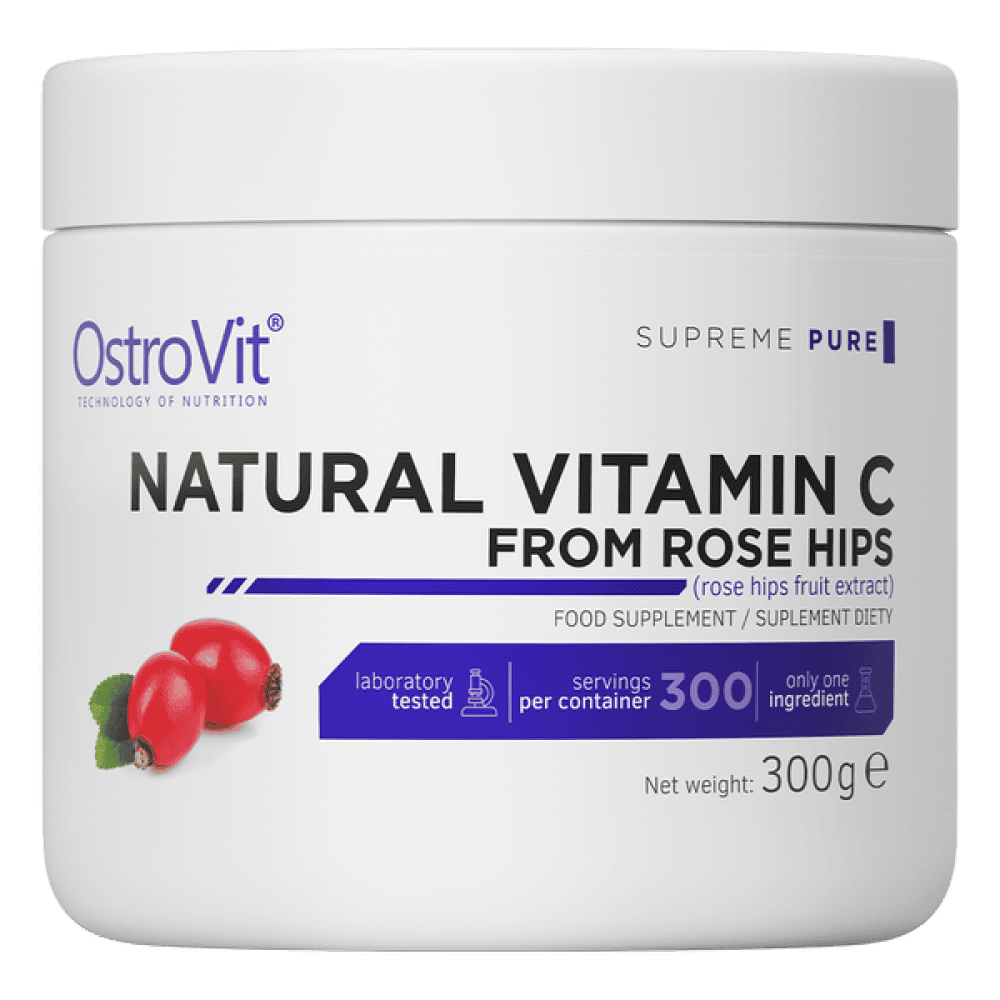 OSTROVIT Natural Vitamin C Powder from Rose Hips 300гр
