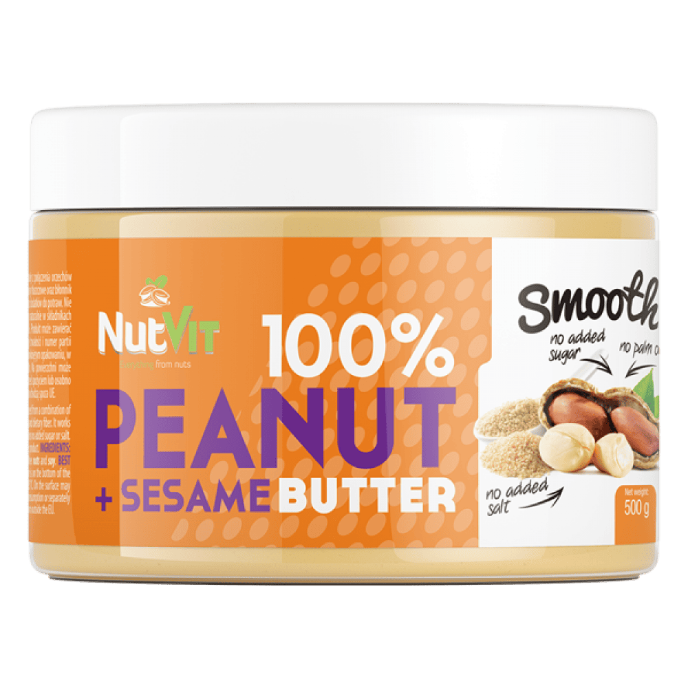 OSTROVIT Peanut + Sesame Butter Smooth 500гр 