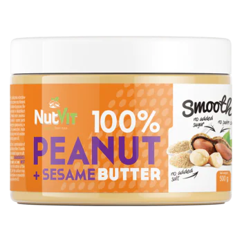 OSTROVIT Peanut + Sesame Butter Smooth 500гр 