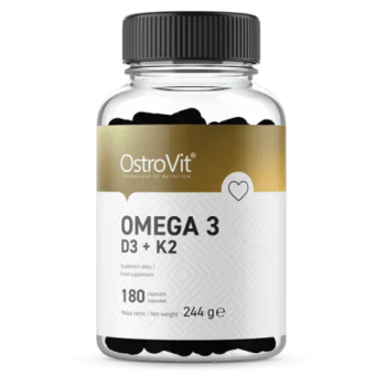 OSTROVIT Omega 3 D3 + K2 180 гел капсули