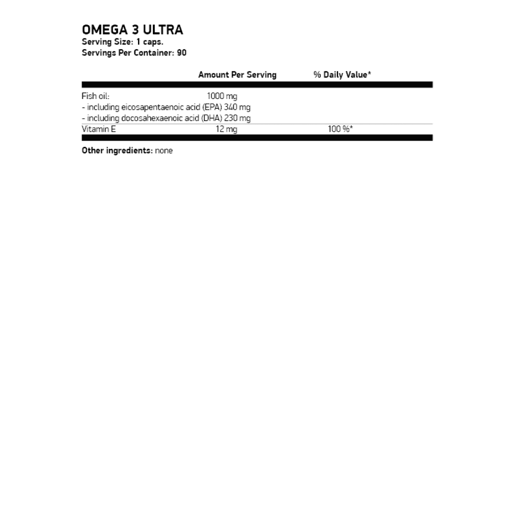 OSTROVIT Omega 3 Ultra 90 гел капсули