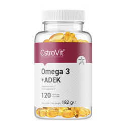 OSTROVIT Omega 3 + ADEK Vitamin A + D + E + K 120 гел капсули