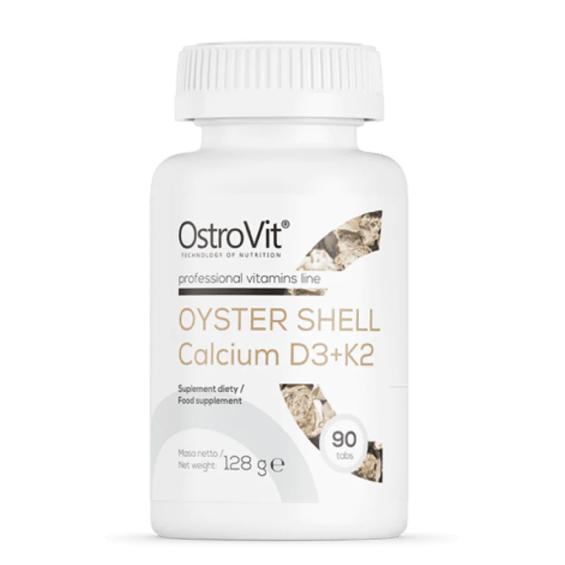 OSTROVIT Oyster Shell Calcium D3 + K2 90 таблетки