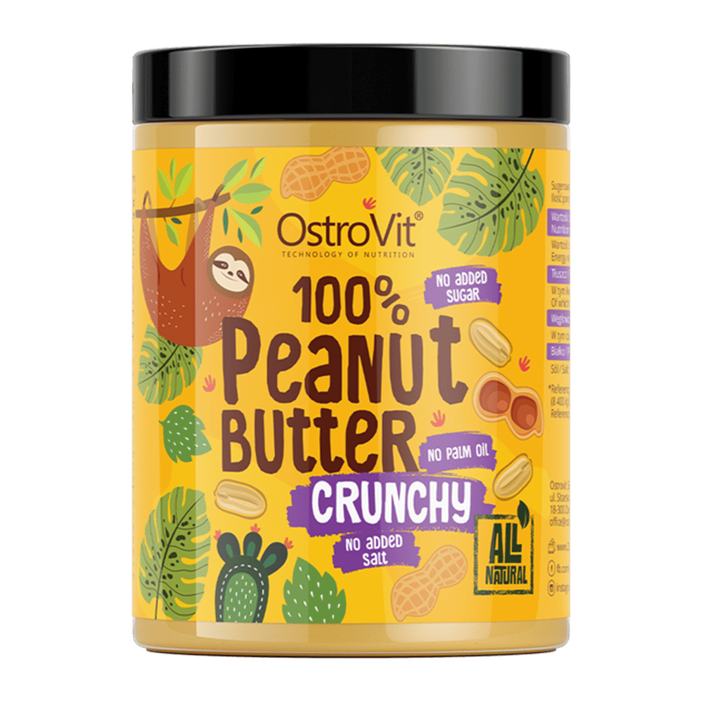 OSTROVIT 100% Peanut Butter Crunchy 1000 г